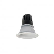 Nora NC3-41L540FMPW - 4" Sapphire III Round Open Reflector, 4500lm, 4000K, Flood Optic, Matte Powder White