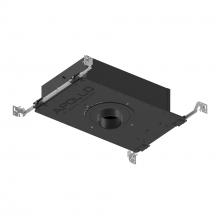 Nora NHAPIC-3R20L14025DP - 3" Apollo Round IC Air-Tight New Construction Housing w/ 1.625" to 2" Ceiling Collar,