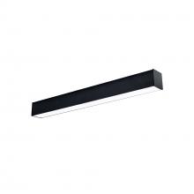  NLINSW-2334B - 2' L-Line LED Direct Linear w/ Selectable Wattage & CCT, Black Finish