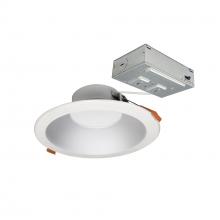  NLTH-61TW-HZMPW - 6" Theia LED Downlight with Selectable CCT, 1400lm / 15W, Haze/Matte Powder White Finish