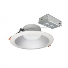  NLTH-81TW-HZMPW - 8" Theia LED Downlight with Selectable CCT, 2100lm / 22W, Haze/Matte Powder White Finish