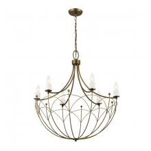 Kichler 52462CHZ - Topiary Chandelier - Character Bronze