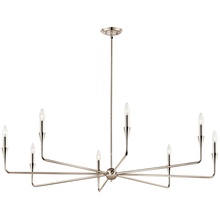  52691PN - Alvaro 50 Inch 8 Light Chandelier in Polished Nickel