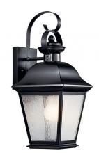 Kichler 9708BK - Outdoor Wall 1Lt