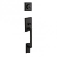 Yale Expressions WYELT42.US19 - Yale Ellington Single Cylinder Exterior Entry Set, Weiser Keyway, Flat Black