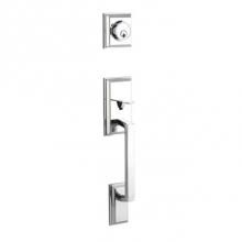 Yale Expressions KYELT42.US26 - Yale Ellington Single Cylinder Exterior Entry Set, Kwikset Keyway, Polished Chrome