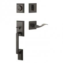 Yale Expressions YELT44.BWKLHUS10B - Yale Ellington Single Cylinder Entry Set, Brunswick Lever Left Handed, Oil Rubbed Bronze