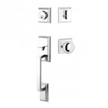 Yale Expressions KYELT44.WLKUS26 - Yale Ellington Single Cylinder Entry Set, Walker Knob, Kwikset Keyway, Polished Chrome