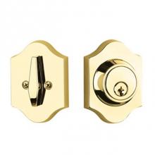 Yale Expressions KYEVY32.US3 - Yale Everly Single Cylinder Deadbolt, Kwikset Keyway, Polished Brass
