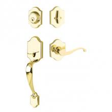 Yale Expressions KYEVY44.FMTLHUS3 - Yale Everly Single Cylinder Entry Set, Farmington Lever Left Handed, Kwikset Keyway, Polished Bras
