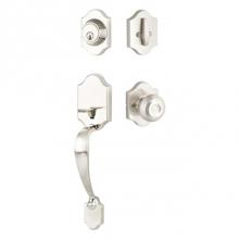 Yale Expressions WYEVY44.LTNUS15 - Yale Everly Single Cylinder Entry Set, Lewiston Knob, Weiser Keyway, Satin Nickel