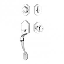 Yale Expressions YEVY44.LTNUS26 - Yale Everly Single Cylinder Entry Set, Lewiston Knob, Polished Chrome