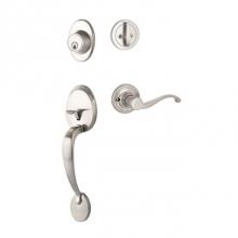 Yale Expressions WYMGR44.FMTRHUS15 - Yale Maguire Single Cylinder Entry Set, Farmington Lever Right Handed, Weiser Keyway, Satin Nickel