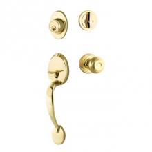 Yale Expressions KYMGR44.LTNUS3 - Yale Maguire Single Cylinder Entry Set, Lewiston Knob, Kwikset Keyway, Polished Brass