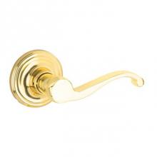 Yale Expressions WYMGR52.FMTUS3 - Yale Maguire Rosette with Keyed Farmington Lever, Weiser Keyway, Polished Brass