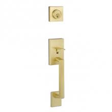 Yale Expressions KYMRC42.US4 - Yale Marcel Single Cylinder Exterior Entry Set, Kwikset Keyway, Satin Brass