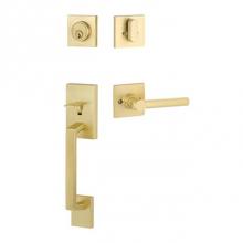 Yale Expressions WYMRC44.HLDUS4 - Yale Marcel Single Cylinder Entry Set with Holden Lever, Weiser Keyway, Satin Brass