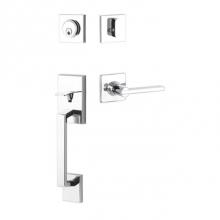 Yale Expressions WYMRC44.NILUS26 - Yale Marcel Single Cylinder Entry Set with Nils Lever, Weiser Keyway, Polished Chrome
