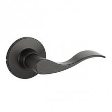 Yale Expressions WYOWN52.BWKUS19 - Yale Owen Rosette with Keyed Brunswick Lever, Weiser Keyway, Flat Black