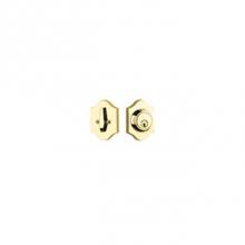 Yale Expressions YEVY32.US3 - Yale Everly Single Cylinder Deadbolt, Polished Brass