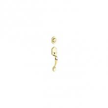 Yale Expressions YEVY42.US3 - Yale Everly Single Cylinder Exterior Entry Set, Polished Brass
