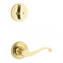 Yale Expressions YMGR43.FMTLHUS3 - Yale Maguire Single Cylinder Interior Trim Pack with Farmington Lever Left Handed, Polished Brass