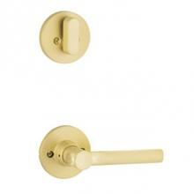 Yale Expressions YOWN43.HLDUS4 - Yale Owen Single Cylinder Entry Set Interior Pack with Holden Lever, Satin Brass