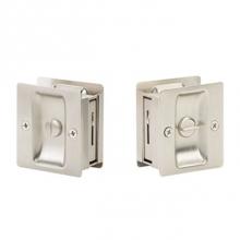 Yale Expressions YPDSQU65.US15 - Yale Square Privacy Pocket Door Lock, Satin Nickel