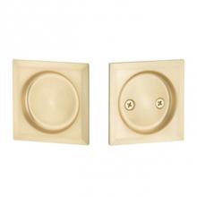 Yale Expressions YTPDSQU62.US4 - Yale Square Passage Tubular Pocket Door Pull, Satin Brass