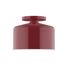 Montclair Light Works FMD419-55 - 8.5" Julia Flush Mount, Barn Red