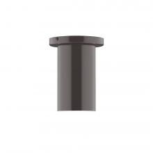  FMD425-51-L10 - 3.5" x 6" Axis Mini Cylinder LED Flush Mount, Architectural Bronze