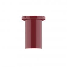  FMD425-55-L10 - 3.5" x 6" Axis Mini Cylinder LED Flush Mount, Barn Red