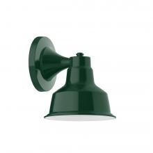  SCA180-42-L10 - 8" Warehouse shade, wall mount sconce, Forest Green