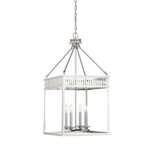  3-3104-4-109 - William 4-Light Pendant in Polished Nickel