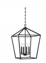 Savoy House 3-421-4-89 - Townsend 4-Light Pendant in Matte Black