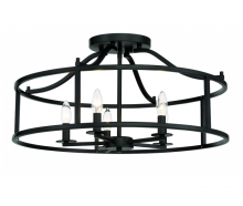 Savoy House 6-1679-5-89 - Stockton 5-Light Ceiling Light in Matte Black