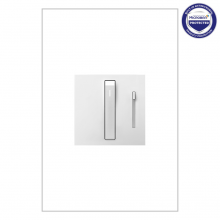 Legrand ADWR703TUW4 - Adorne Whisper Tru-Universal Dimmer with Microban - White