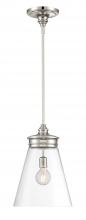  4811-PN-CL - Emma 1-Light Glass Pendant