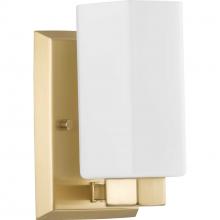  P300476-191 - Estrada Collection One-Light Brushed Gold Contemporary Bath & Vanity Light