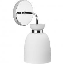 P300484-015 - Lexie Collection One-Light Polished Chrome Contemporary Vanity Light