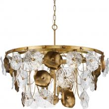  P400365-204 - Loretta Collection 28.25 in. Nine-Light Gold Ombre Transitional Chandelier
