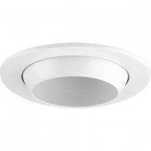  P804003-028 - 4" Satin White LED Recessed Eyeball Trim for 4" Housing (P804N series)