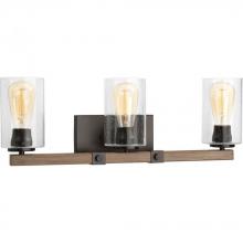 Progress P300068-020 - Barnes Mill Three Light Bath Light - Antique Bronze