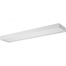  P300305-028-CS - Everlume LED 24-inch Satin White Modern Style Bath Vanity Wall or Ceiling Light with Selectable 3000