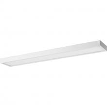  P300306-028-CS - Everlume LED 32-inch Satin White Modern Style Bath Vanity Wall or Ceiling Light with Selectable 3000