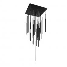 WAC US PD-69425S-BK - Viggo 25 Light Chandelier - Black (CCT)