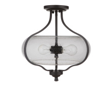 Craftmade 49952-ESP - Serene 2 Light Semi Flush - Espresso