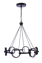 Craftmade 59326-FB-LED - 6 Ring LED Chandelier