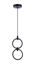 Craftmade 59392-FB-LED - 2 Ring LED Pendant