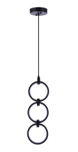 Craftmade 59393-FB-LED - 3 Ring LED Pendant
